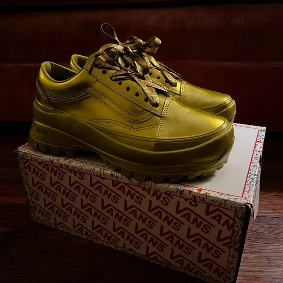 Metallic Vans Lace Up Brand New Collina Strada For Vans Sneakers